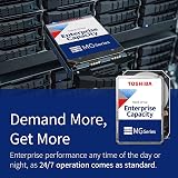 Toshiba 20TB Enterprise Internal SATA HDD Server Storage 3.5 Inch MG10ACA20TE view 3