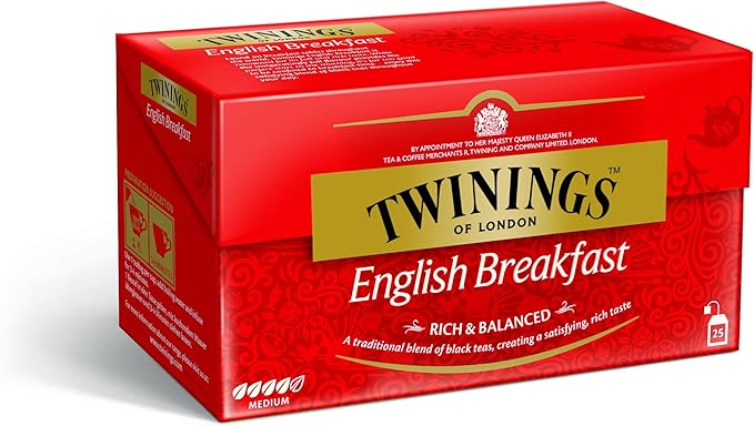 Infusión Twinings Té English Breakfast 25Sobres: Amazon.es: Alimentación y bebidas
