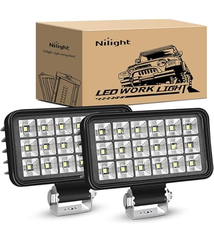 Amazon.com: fokes 5inch Rectangle 45W Spot Led Hi/Low Sealed