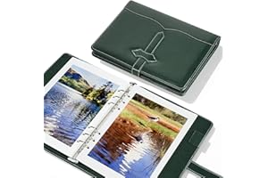 Lightwish Watercolor Sketchbook, 100% Cotton 300gsm Hot Press, 5.8" x 8.2", 20 Sheets, A5 Binder Bound & Refillable, Acid Fre