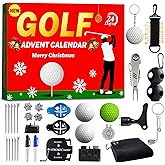 Golf Advent Calendar 2025 for Adults Men, 24 Days Christmas Countdown Calendar for Father, Husband, or Boyfriend, Golf Lovers, Perfect Holiday Gift Featuring Golf Balls, Tees, Ball Markers