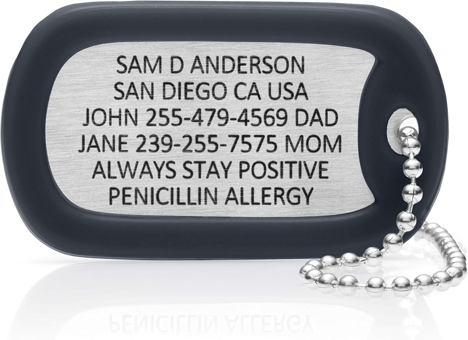 medical dog tags for women