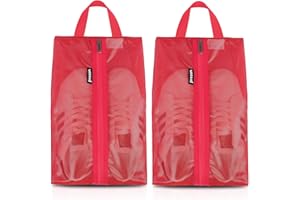 Prezon Travel Shoe Bags, Water Resistant TPU Mesh, Sturdy YKK Zipper, Shoes Storage Bag, Shoes Packing Organizer, Unisex Shoe Pouch for Travel or Home Storage