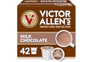 Victor Allen's Coffee Milk Chocolate Hot Cocoa SSC, 42 Count, Single Serve K-Cup Pods for Keurig K-Cup Brewers