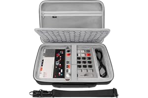 GEEKRIA Hard Shell Travel Case Compatible with Teenage Engineering EP-133 K.O. II/EP-1320/ EP-40 Riddim Reggae Sampler, Audio Sampler Carrying Bag (Dark Gray)
