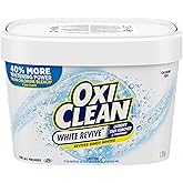 OxiClean White Revive Enzyme Laundry Stain Remover Powder, Effective on Grease, Blood, Wine Stains and More - Colour Safe, Ch
