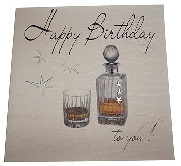 carte anniversaire whisky