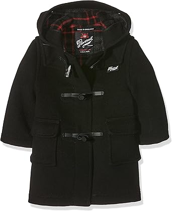 boys black duffle coat