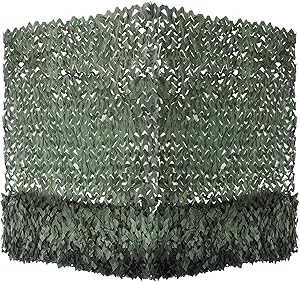 Yeacool Camo Netting, Camouflage Netting, Military Army Tarp, Sunshade Mesh Nets, Hunting Blinds, Bulk Roll, Lightweight, Great for Party Bedroom Decoration, Camping, Hunting Shooting Car Cover
