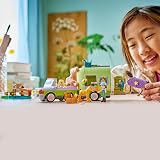 LEGO Friends Horse & Baby Foal Trailer 42695 Playset with 4 Figures view 8