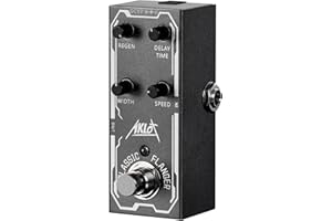 Classic Flanger Guitar Pedal, AKLOT Electric Effects Pedals Mini Single Type DC 9V True Bypass