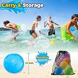 KOKODI 8Pcs Reusable Water Balloons Self Sealing Safe Silicone view 7