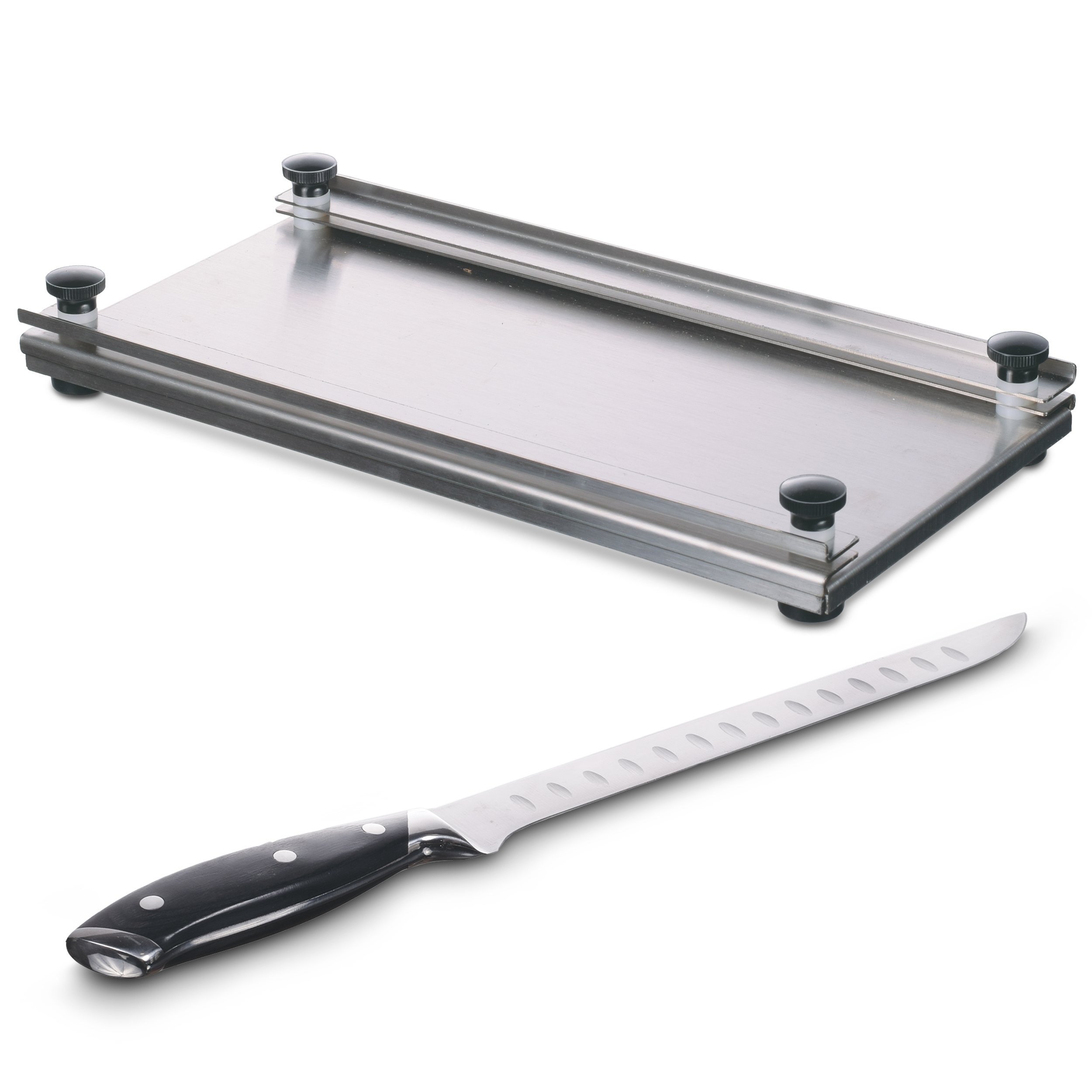 ShopEzy Stainless Steel Jerky Maker Cutting Board With 10Inch