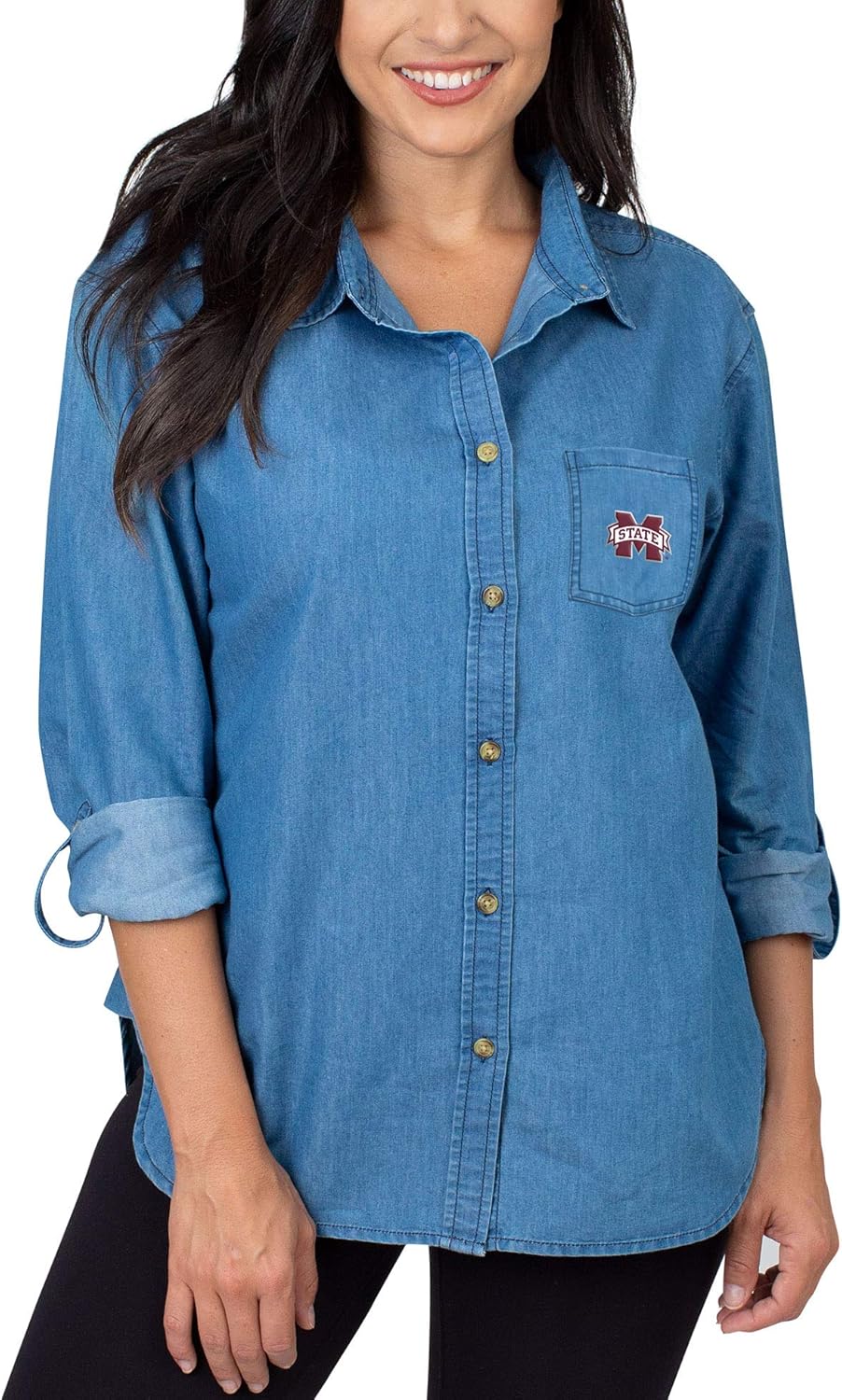 UG Apparel Women's The Denim Shirt: Clothing