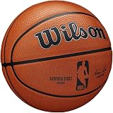 Wilson NBA Authentic Series Outdoor Basketball Size 6 Tackskin Brown view 2