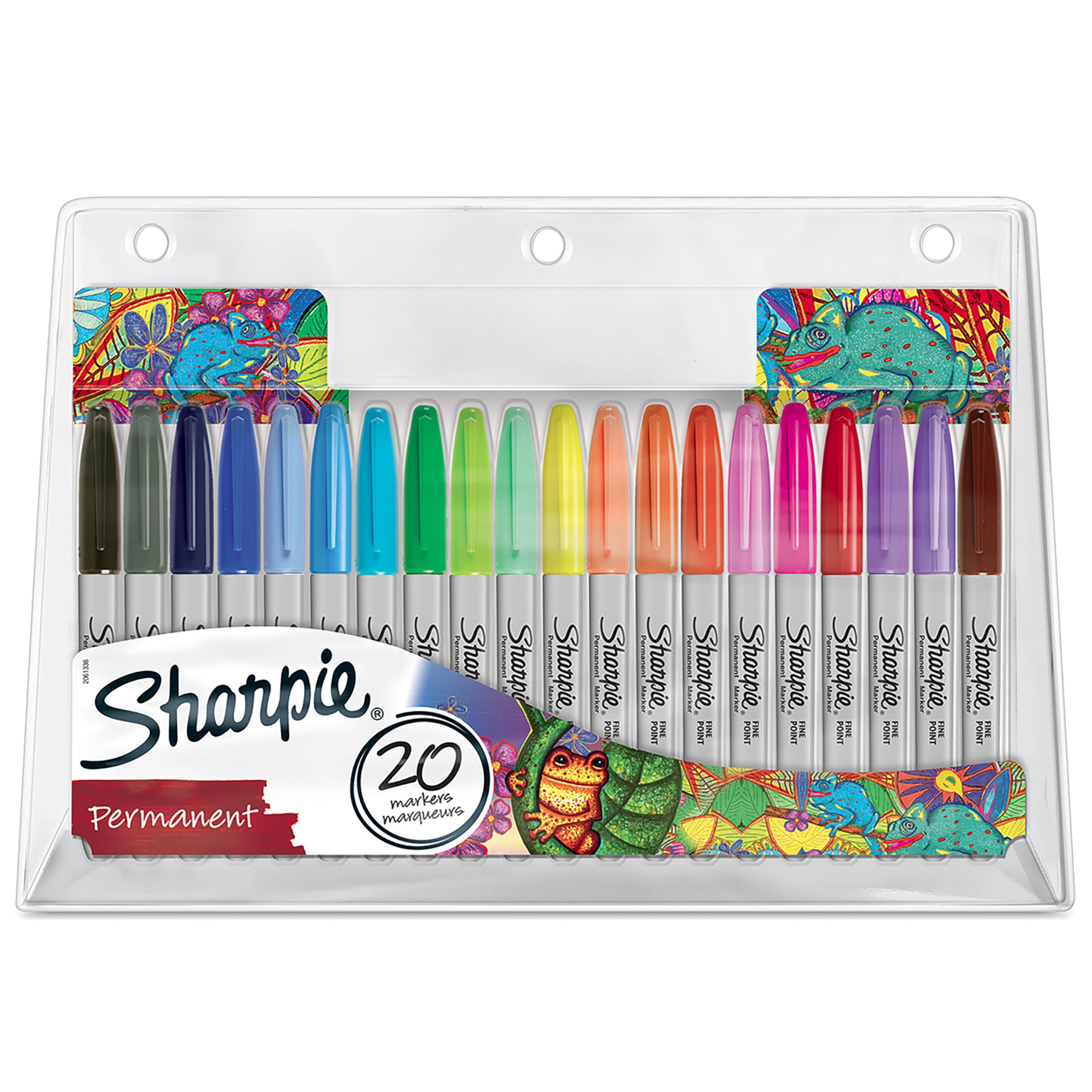 Sharpie Permanent Marker Set | Exclusive Colour Assortment | Fine Point | 20 Count