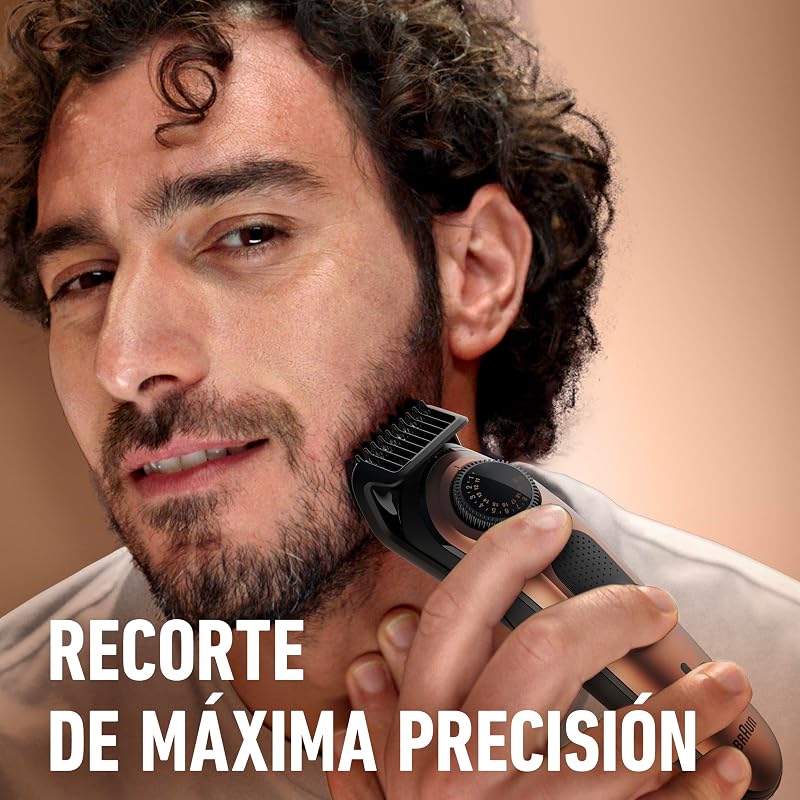 Kit de Barba Masculino, Pack Perfect PRO Aparador de Barba + Mini Gel de Limpeza para Pelos Faciais e Facial 60ml + Mini Bálsamo Suave 25ml, Presentes Originais para Homens