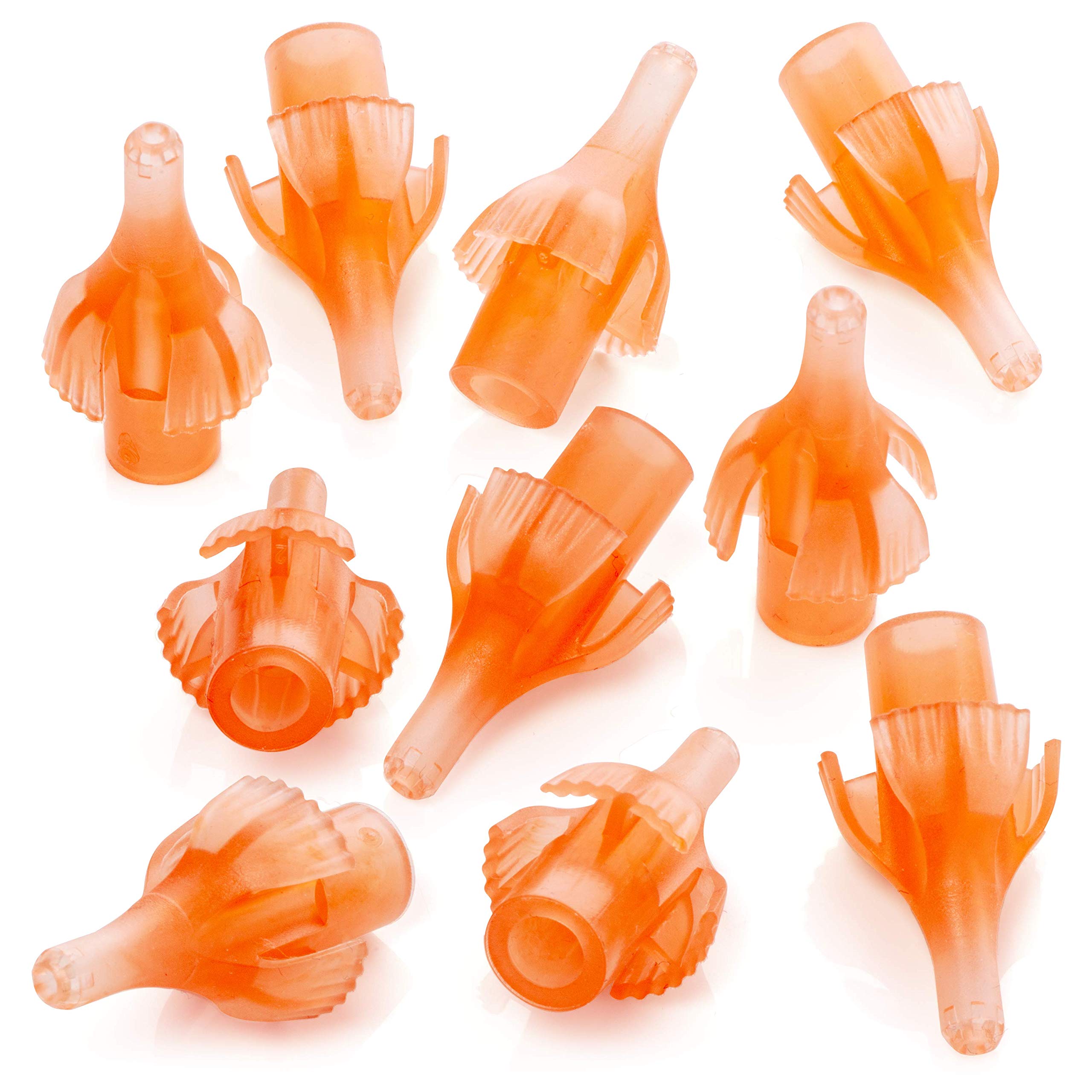 WaxBgone SoftSpray Tips - Replacement Tips for WaxBgone Ear Wax Removal Kits - Sprays 7 Gentle Streams of Water to Safely Remove Wax Buildup - Compatible with All WaxBgone Irrigation Kits (10 Pack)