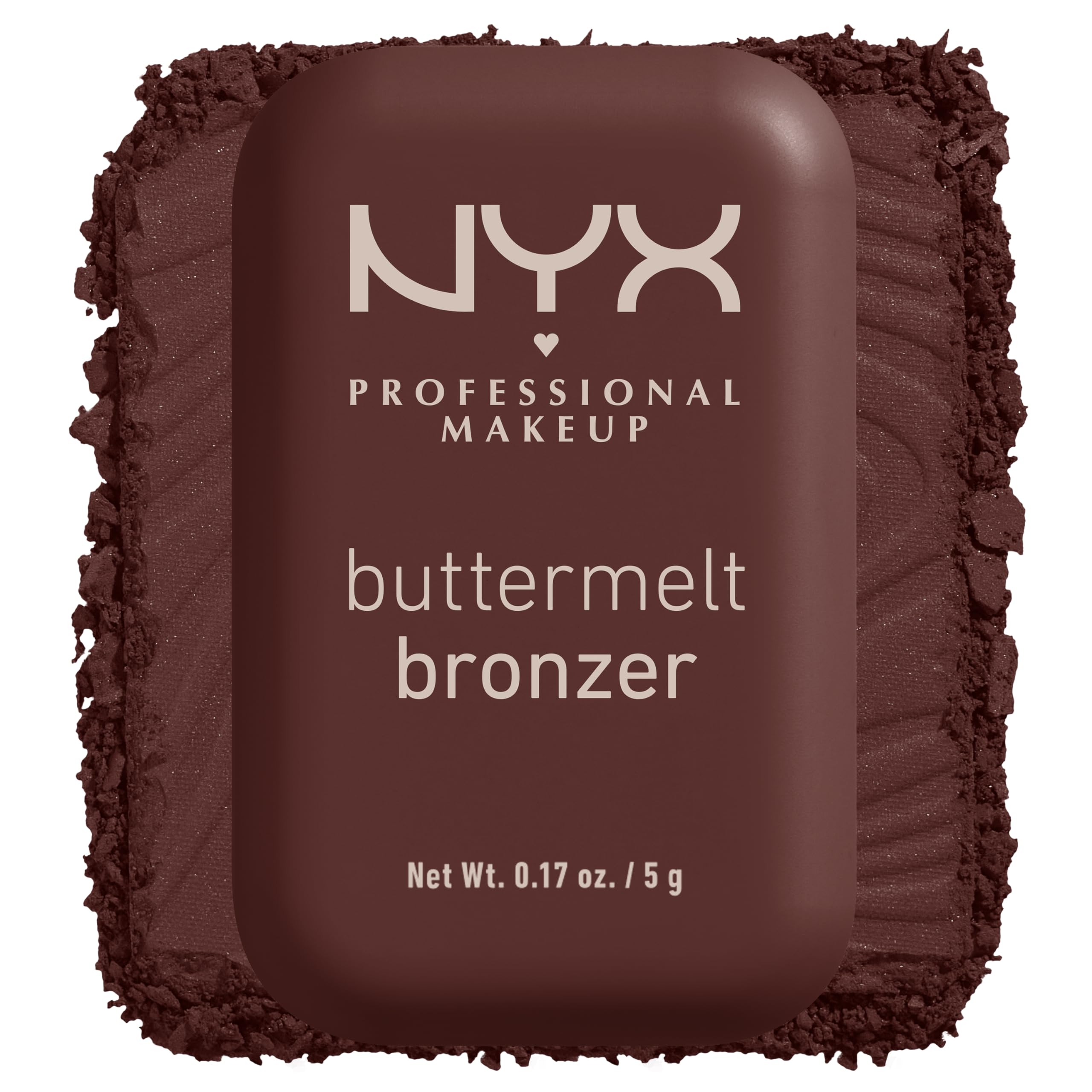 NYX Professional Makeup Buttermelt Powder Bronzer, Up To 12H Wear, Fade & Transfer Resistant, Cruelty Free & Vegan Formula, All Skin Tones, Shade: Butta Than U