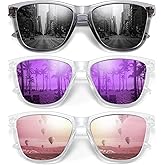 ELITERA Sunglasses Womens Polarized Sunglasses for Mens Womens Retro Mirror Lens for Driving Fishing UV400 Protection