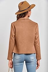 PRETTYGARDEN Women's Faux Suede Jackets 2024 Fall