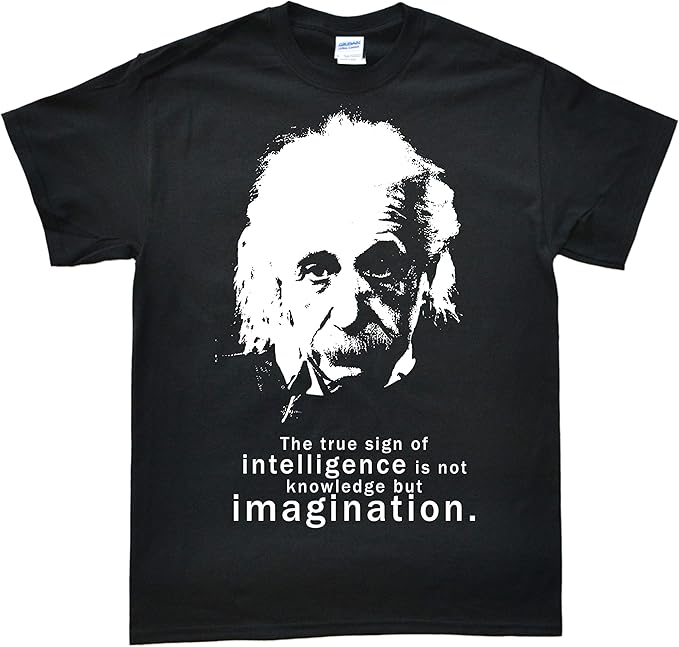 Albert Einstein Quote Men's TShirt Amazon.co.uk Clothing