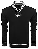 COOFANDY Mens Knitted Slim Fit Sweater Shawl Collar