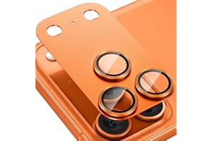 Tensea for iPhone 17 Pro Max Camera Lens Protector, Metal Aluminum Alloy Tempered Glass Cover Camera Screen Protector Accessories, Case Friendly