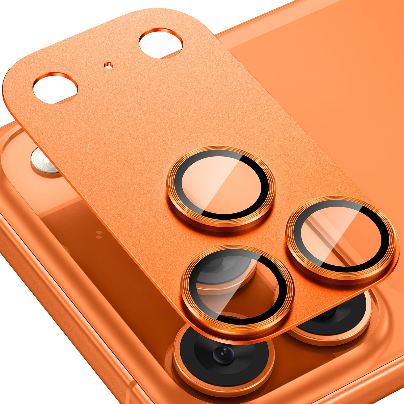 Photo 1 of Tensea for iPhone 17 Pro Max Camera Lens Protector, Metal Aluminum Alloy Tempered Glass Cover Camera Screen Protector Accessories, Case Friendly
