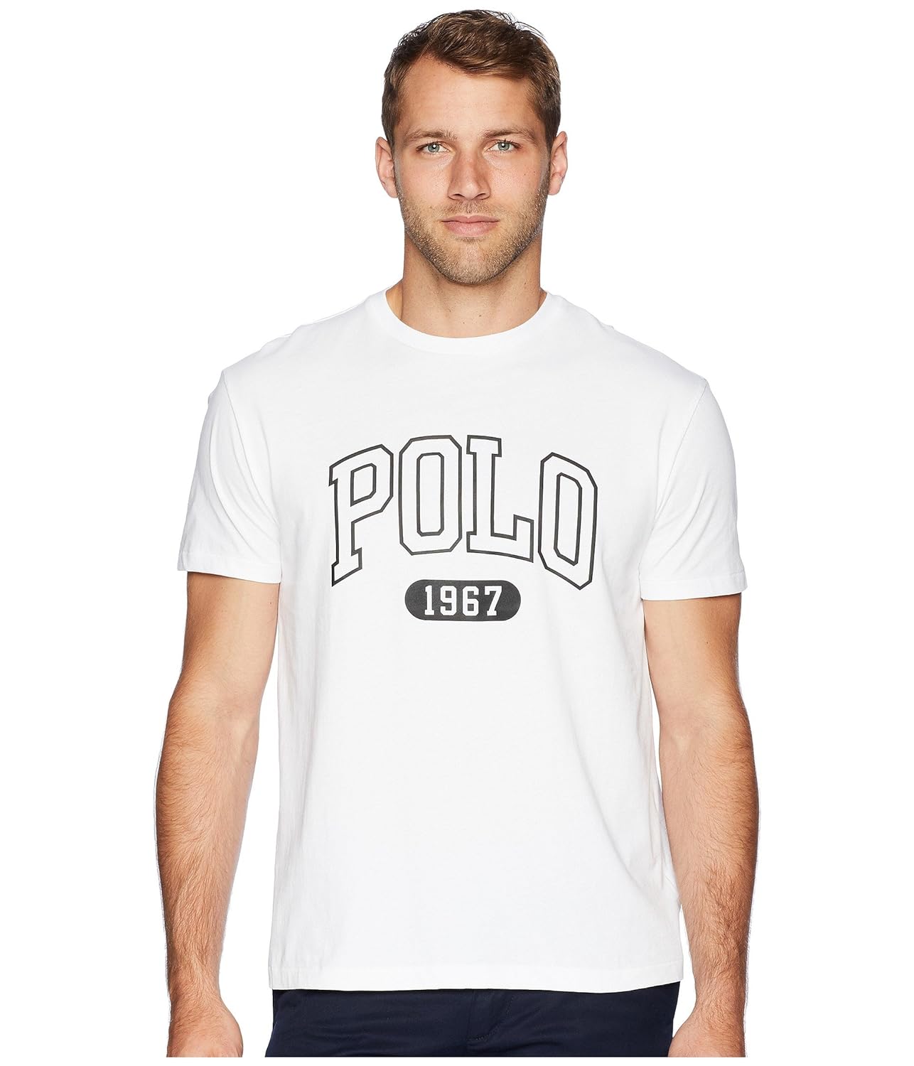 Buy Polo Ralph Lauren Men's Graphic ShortSleeve Tee (White, Large) at