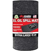 Drymate XL Oil Spill Mat (36" x 59"), Premium Absorbent Oil Pad, Reusable, Washable, Durable, Waterproof Backing Contains Liquids, Protects Garage Floor Surface (USA Made)