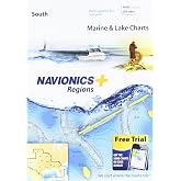 Navionics Plus Regions South Marine and Lake Charts on SD/MSD
