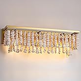 Wellmet 3-Light Bathroom Vanity Light, Gold Shell Light Fixtures, Modern Wall Sconces Lighting for Mirror, Cabinets, Living R