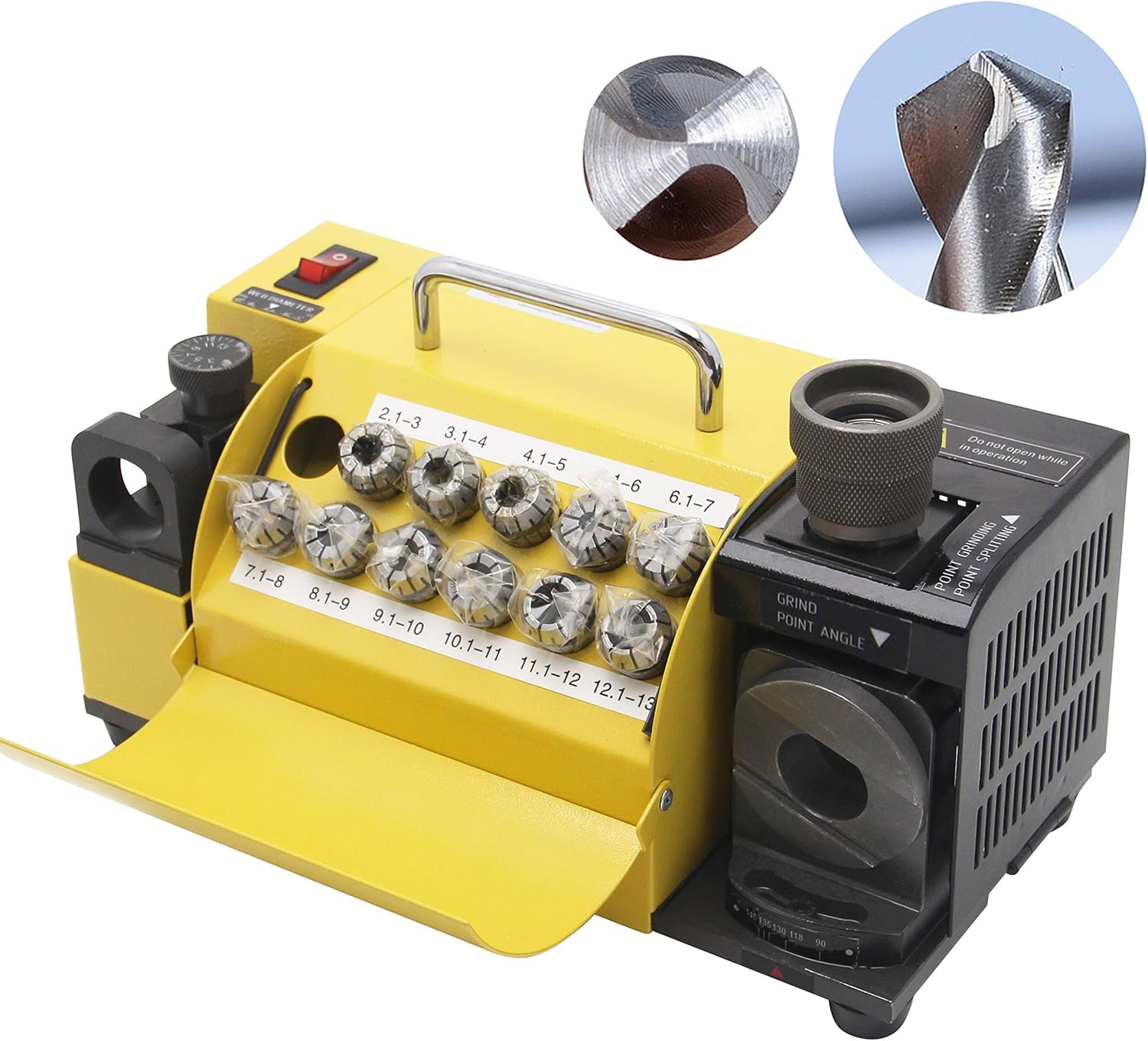 Huanyu Instrument MR13B Highprecision Drill Bit Grinder Portable