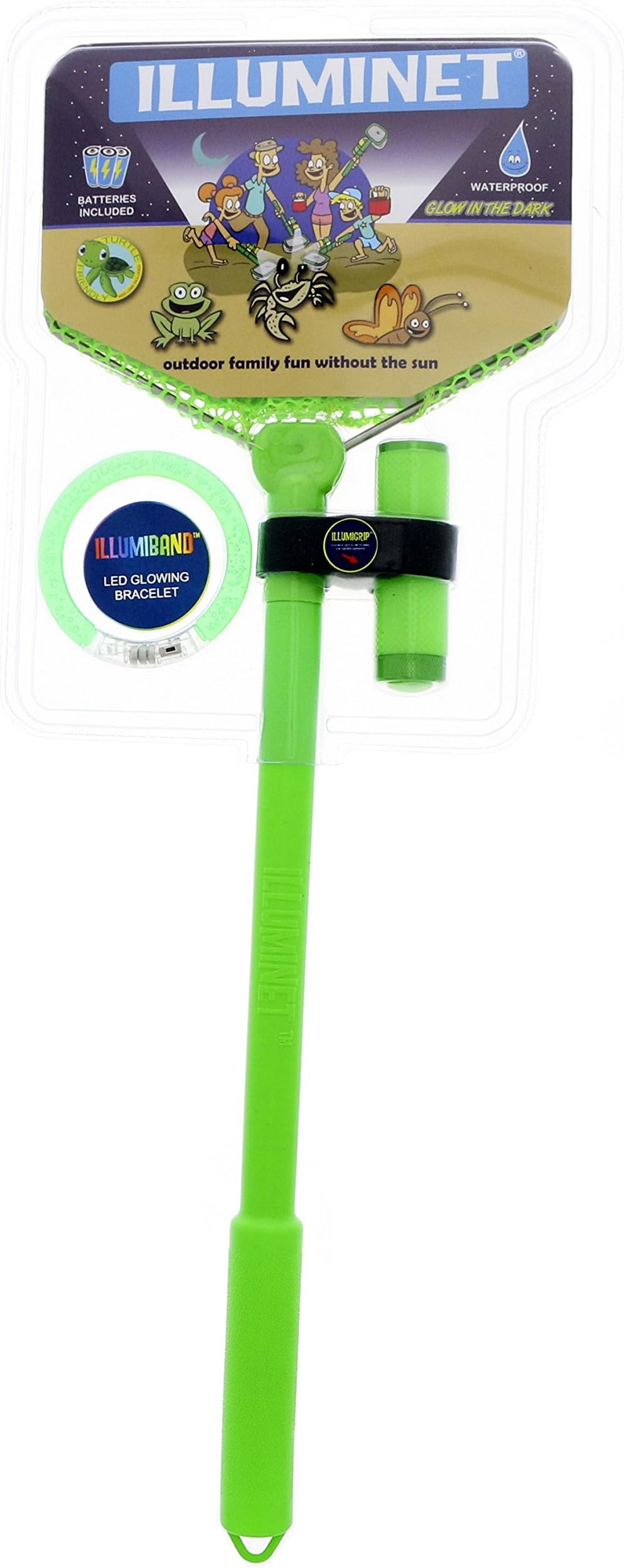 Illuminet Beach Toys for Kids: Ghost Crabbing Kit, Crab Net Beach Toy Nets, Bug Catcher Kit, Critter Catcher, Kids Fishing Net, Butterfly Net, Critter Toy