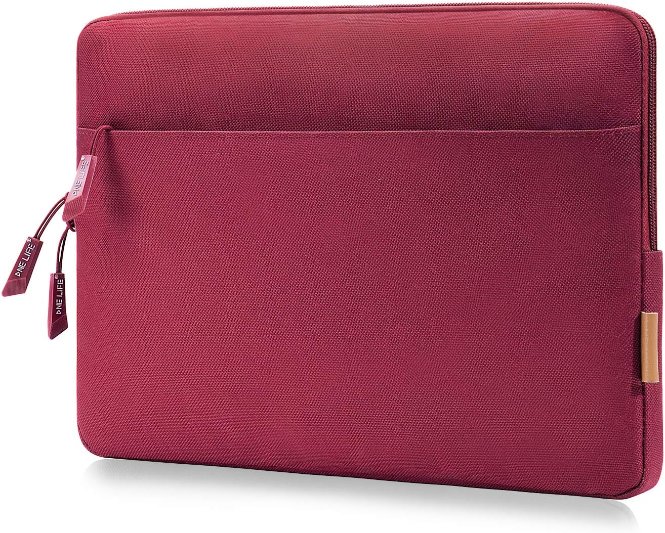 ONE LIFE 11.5-12.3 Inch Laptop Sleeve Compatible with MacBook Air 11 Inch, Dell HP Chromebook Surface Pro Lenovo Acer, Protective Case with Accessory Pocket(11.5-12.3 Inch, Red)