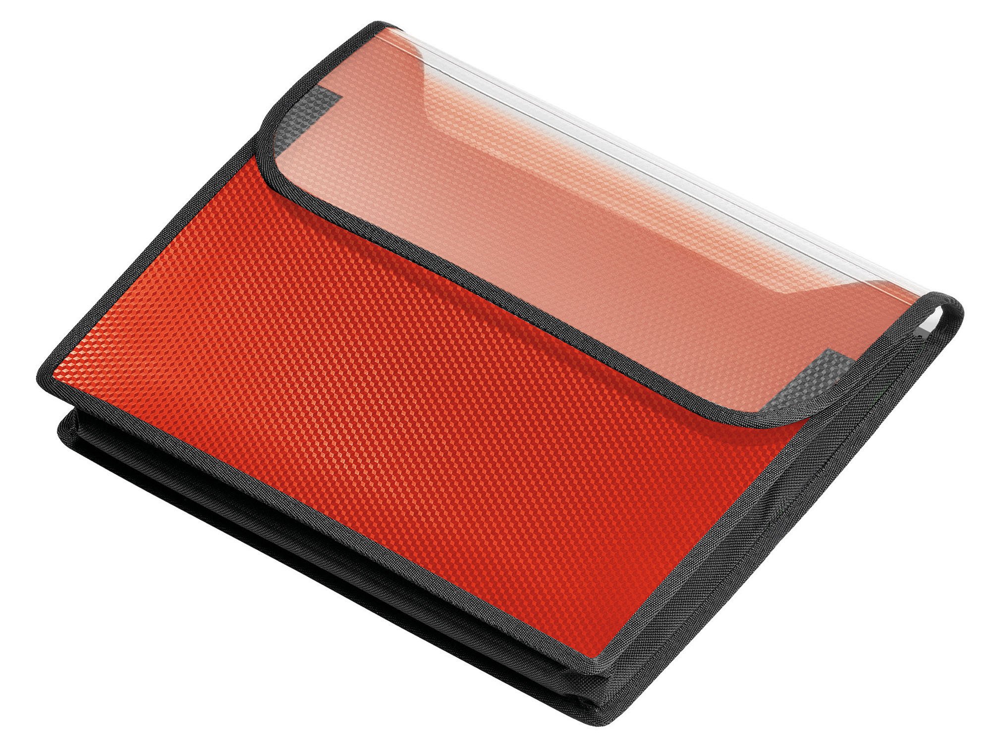 VELOFLEX VELOBAG 1443422 Collection Box File Folder DIN A4 Polypropylene Film 40 mm Filling Height Red Pack of 1