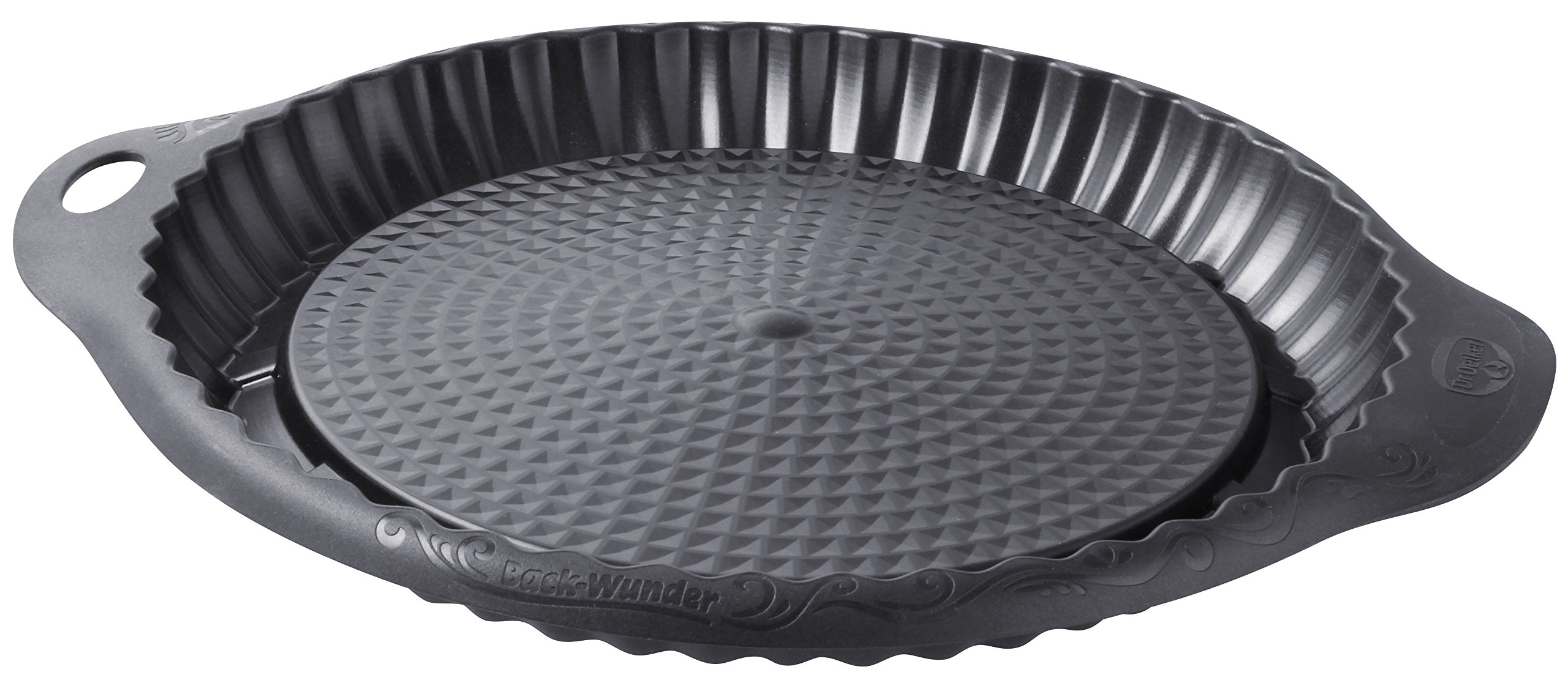 Dr. Oetker 1001 Fruit Tart Mould with Handles 28 cm Height 4.5 cm World First Made From High-Temperature Plastic