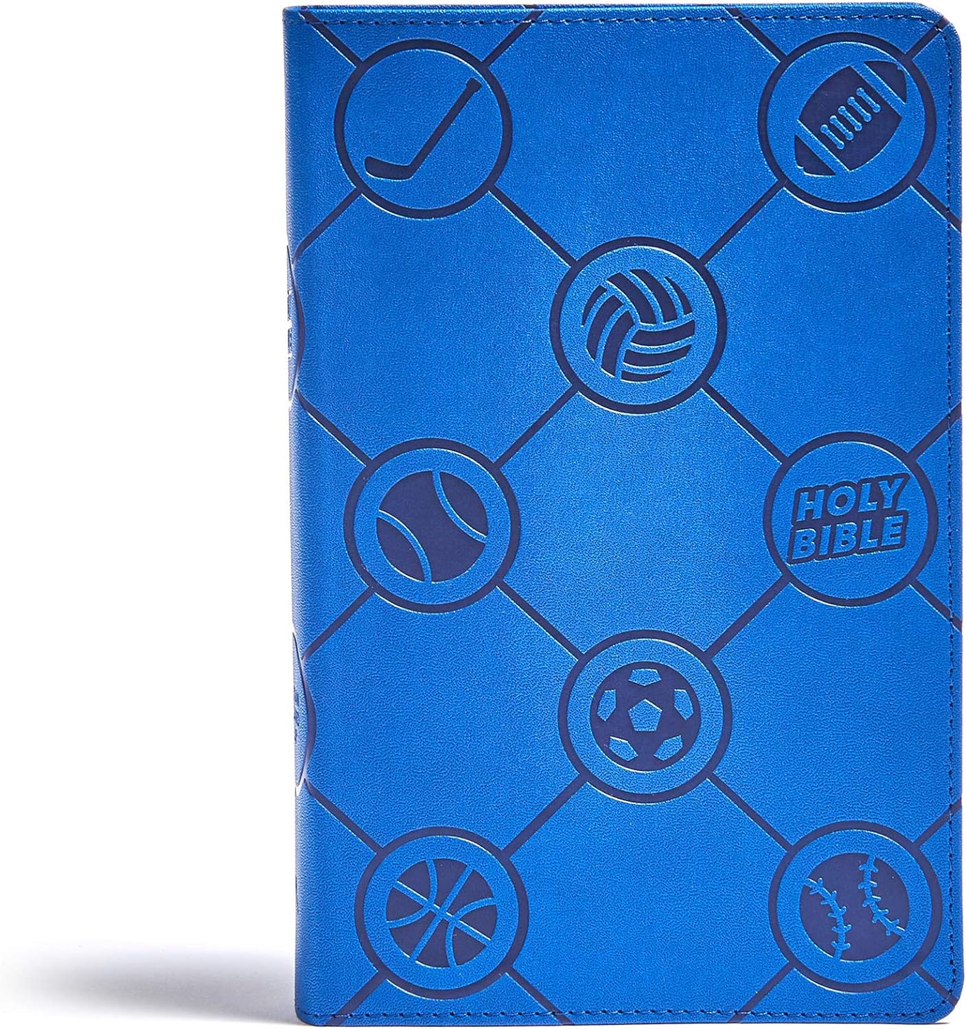 Inspirational - CSB Kids Bible, Sports LeatherTouch, Red Letter, Presentation Page, Study Helps for Children, Full-Color Inserts and Maps, Easy-to-Read Bible Serif Type