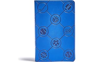 CSB Kids Bible, Sports LeatherTouch, Red Letter, Presentation Page, Study Helps for Children, Full-Color Inserts and Maps, Easy-to-Read Bible Serif Type