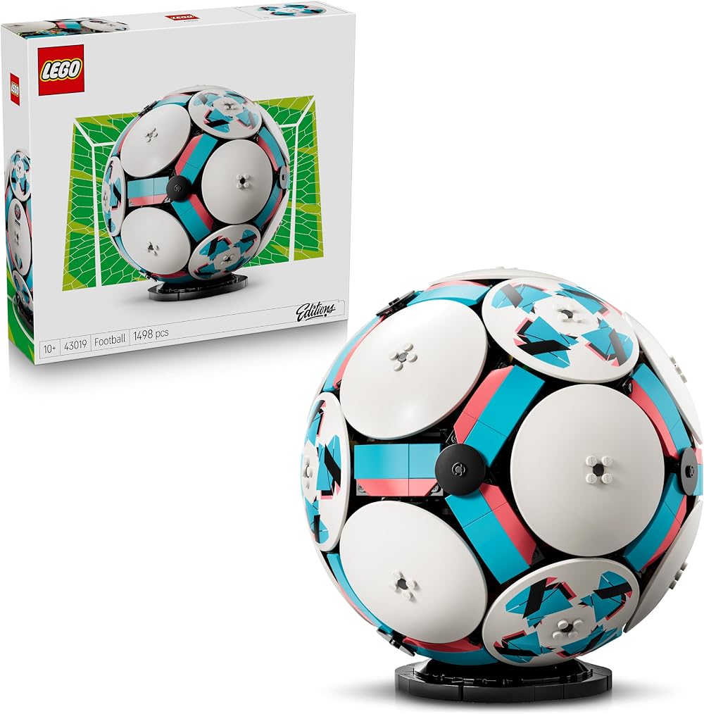 LEGO Editions Football Toy 3D Display Model Kit 43019 Interactive Stadium