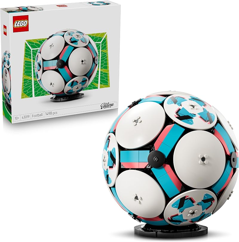 LEGO Editions Football Toy 3D Display Model Kit 43019 Interactive Stadium