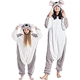 DarkCom Kids Animal Onesie,Women and Mens Cosplay Koala Onesie Halloween Costume Christmas Pajamas Sleepwear