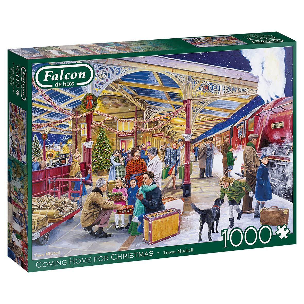 Jumbo, Falcon de luxe - Coming Home for Christmas, Jigsaw Puzzles for Adults, 1,000 piece