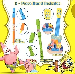 SpongeBob SquarePants Kids Guitar Instruments, 16