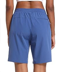 MAGCOMSEN Golf Shorts for Women 8" Hiking Shorts