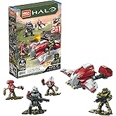 Mega Construx Halo Hijacked Ghost Vehicle Halo Infinite Construction Set, Building Toys for Kids