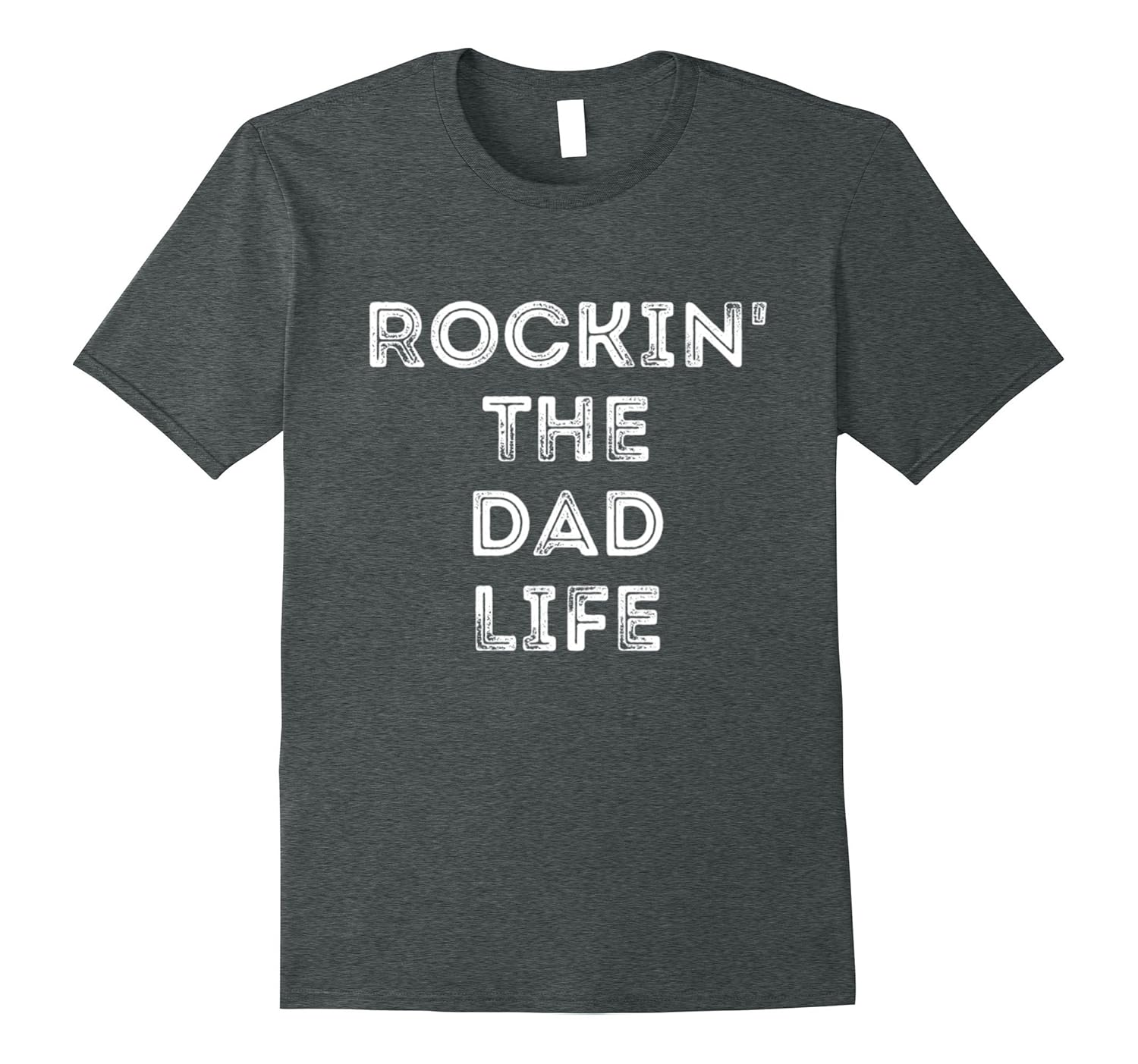 Mens Rockin' the Dad Life best daddy papa funny gift t-shirt-anz