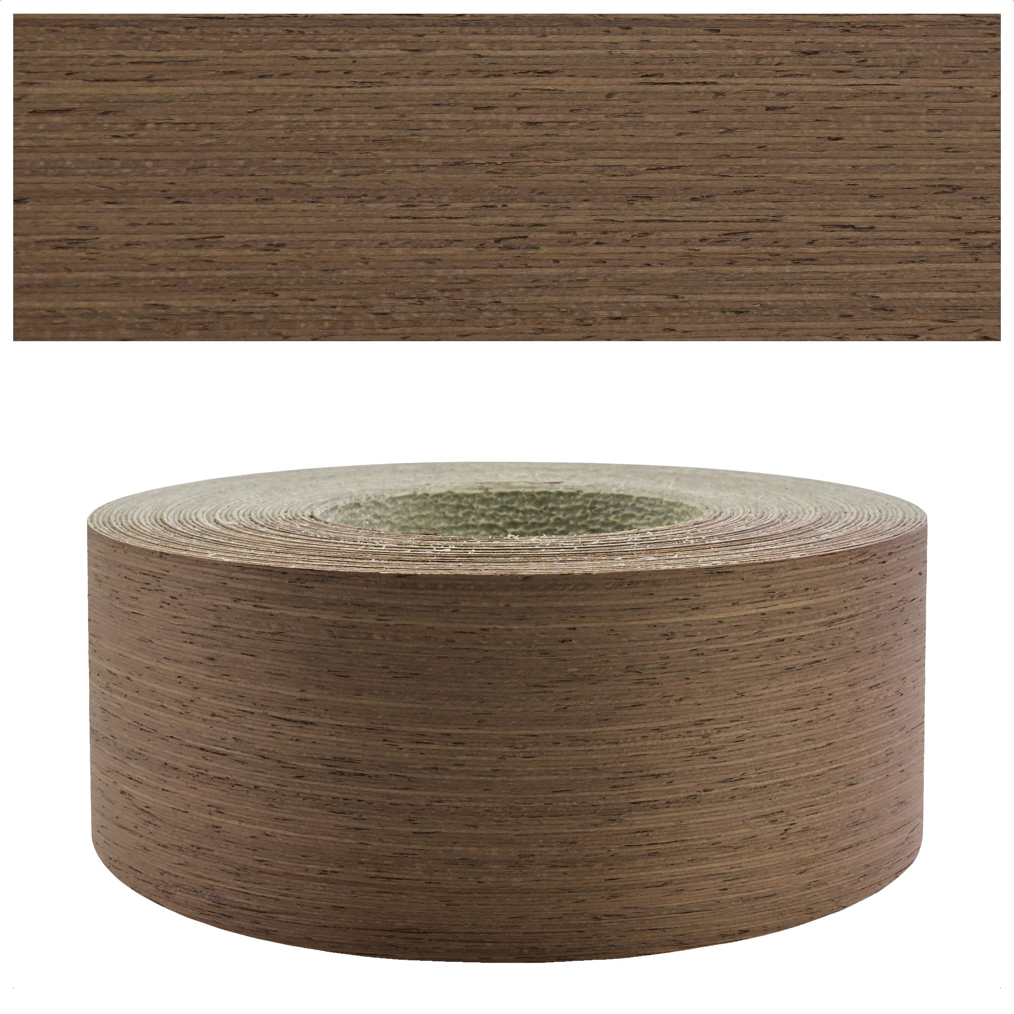 Mprofi MT® Real Wood Veneer Edging Banding | Wenge | 45mm x 5m | Edge Tape | Iron-On Edge Trim with Hot Melt Adhesive | Durable & Easy to Apply for Furniture, Shelves & Worktops