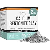 Calcium Bentonite Clay Healing Powder - Pure Organic Pharmaceutical, Better Than Food Grade - Face, Body & Hair Detox Mask, f